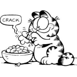 Dibujo para colorear: Garfield (Dibujos Animados y Series Animadas) #26110 - Dibujos para Colorear e Imprimir Gratis