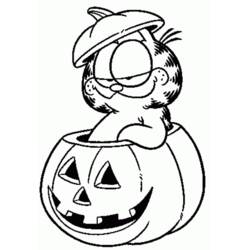 Dibujo para colorear: Garfield (Dibujos Animados y Series Animadas) #26125 - Dibujos para Colorear e Imprimir Gratis