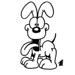 Dibujos para colorear: Garfield - Dibujos para Colorear e Imprimir Gratis