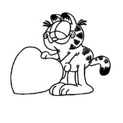 Dibujo para colorear: Garfield (Dibujos Animados y Series Animadas) #26147 - Dibujos para Colorear e Imprimir Gratis