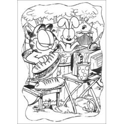 Dibujo Garfield (Dibujos Animados y Series Animadas) #26212 para imprimir y colorear