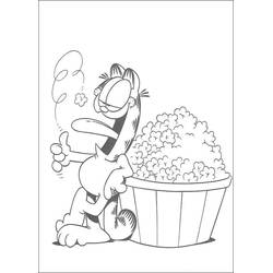 Dibujo Garfield (Dibujos Animados y Series Animadas) #26295 para imprimir y colorear