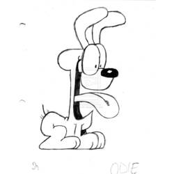 Dibujo para colorear: Garfield (Dibujos Animados y Series Animadas) #26304 - Dibujos para Colorear e Imprimir Gratis