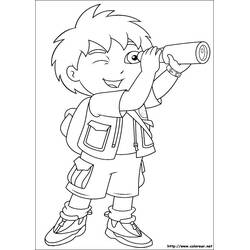 Dibujo para colorear: Go Diego! (Dibujos Animados y Series Animadas) #48506 - Dibujos para Colorear e Imprimir Gratis