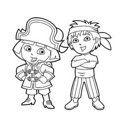 Dibujo para colorear: Go Diego! (Dibujos Animados y Series Animadas) #48510 - Dibujos para Colorear e Imprimir Gratis