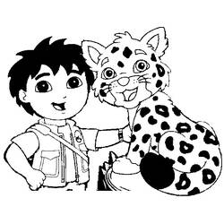 Dibujo para colorear: Go Diego! (Dibujos Animados y Series Animadas) #48520 - Dibujos para Colorear e Imprimir Gratis