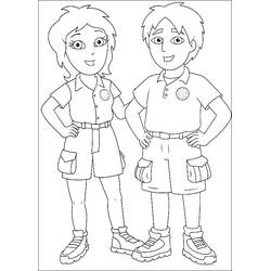 Dibujo para colorear: Go Diego! (Dibujos Animados y Series Animadas) #48527 - Dibujos para Colorear e Imprimir Gratis