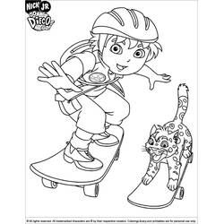 Dibujo para colorear: Go Diego! (Dibujos Animados y Series Animadas) #48536 - Dibujos para Colorear e Imprimir Gratis