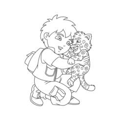 Dibujo para colorear: Go Diego! (Dibujos Animados y Series Animadas) #48547 - Dibujos para Colorear e Imprimir Gratis