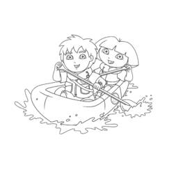 Dibujo para colorear: Go Diego! (Dibujos Animados y Series Animadas) #48550 - Dibujos para Colorear e Imprimir Gratis