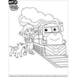 Dibujo para colorear: Go Diego! (Dibujos Animados y Series Animadas) #48563 - Dibujos para Colorear e Imprimir Gratis