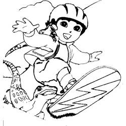 Dibujo para colorear: Go Diego! (Dibujos Animados y Series Animadas) #48574 - Dibujos para Colorear e Imprimir Gratis