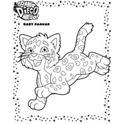 Dibujo para colorear: Go Diego! (Dibujos Animados y Series Animadas) #48575 - Dibujos para Colorear e Imprimir Gratis