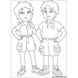 Dibujo para colorear: Go Diego! (Dibujos Animados y Series Animadas) #48584 - Dibujos para Colorear e Imprimir Gratis