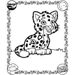 Dibujo para colorear: Go Diego! (Dibujos Animados y Series Animadas) #48613 - Dibujos para Colorear e Imprimir Gratis