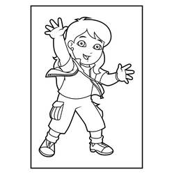 Dibujo para colorear: Go Diego! (Dibujos Animados y Series Animadas) #48615 - Dibujos para Colorear e Imprimir Gratis