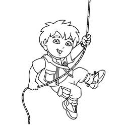 Dibujo para colorear: Go Diego! (Dibujos Animados y Series Animadas) #48617 - Dibujos para Colorear e Imprimir Gratis