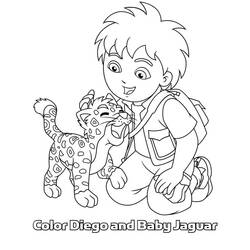 Dibujo para colorear: Go Diego! (Dibujos Animados y Series Animadas) #48652 - Dibujos para Colorear e Imprimir Gratis