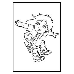 Dibujo para colorear: Go Diego! (Dibujos Animados y Series Animadas) #48656 - Dibujos para Colorear e Imprimir Gratis
