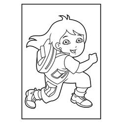 Dibujo para colorear: Go Diego! (Dibujos Animados y Series Animadas) #48694 - Dibujos para Colorear e Imprimir Gratis