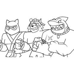 Dibujo para colorear: Goo Jit Zu (Dibujos Animados y Series Animadas) #187765 - Dibujos para Colorear e Imprimir Gratis