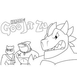 Dibujo para colorear: Goo Jit Zu (Dibujos Animados y Series Animadas) #187777 - Dibujos para Colorear e Imprimir Gratis
