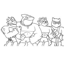 Dibujo para colorear: Goo Jit Zu (Dibujos Animados y Series Animadas) #187782 - Dibujos para Colorear e Imprimir Gratis