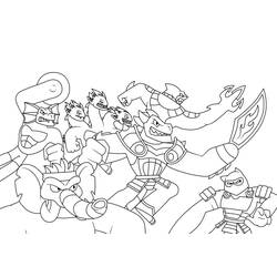 Dibujo para colorear: Goo Jit Zu (Dibujos Animados y Series Animadas) #187783 - Dibujos para Colorear e Imprimir Gratis