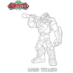 Dibujos para colorear: Gormiti - Dibujos para Colorear e Imprimir Gratis