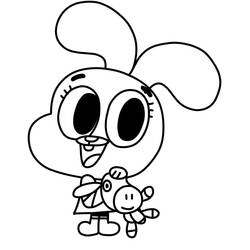Dibujo para colorear: Gumball (Dibujos Animados y Series Animadas) #188497 - Dibujos para Colorear e Imprimir Gratis