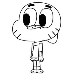 Dibujo para colorear: Gumball (Dibujos Animados y Series Animadas) #188516 - Dibujos para Colorear e Imprimir Gratis