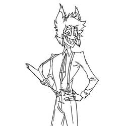 Dibujo para colorear: Hazbin Hotel (Dibujos Animados y Series Animadas) #213552 - Dibujos para Colorear e Imprimir Gratis