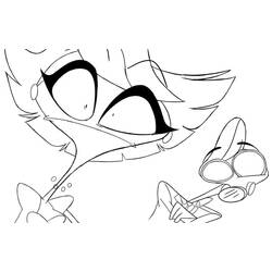 Dibujo para colorear: Hazbin Hotel (Dibujos Animados y Series Animadas) #213557 - Dibujos para Colorear e Imprimir Gratis