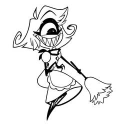 Dibujo para colorear: Hazbin Hotel (Dibujos Animados y Series Animadas) #213558 - Dibujos para Colorear e Imprimir Gratis