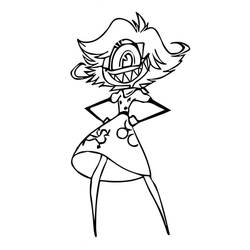 Dibujo para colorear: Hazbin Hotel (Dibujos Animados y Series Animadas) #213559 - Dibujos para Colorear e Imprimir Gratis