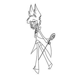 Dibujo para colorear: Hazbin Hotel (Dibujos Animados y Series Animadas) #213561 - Dibujos para Colorear e Imprimir Gratis
