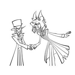 Dibujo para colorear: Hazbin Hotel (Dibujos Animados y Series Animadas) #213567 - Dibujos para Colorear e Imprimir Gratis