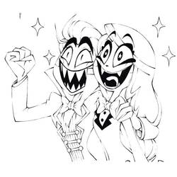 Dibujo para colorear: Hazbin Hotel (Dibujos Animados y Series Animadas) #213569 - Dibujos para Colorear e Imprimir Gratis