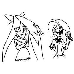Dibujo para colorear: Hazbin Hotel (Dibujos Animados y Series Animadas) #213570 - Dibujos para Colorear e Imprimir Gratis