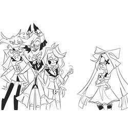 Dibujo para colorear: Hazbin Hotel (Dibujos Animados y Series Animadas) #213578 - Dibujos para Colorear e Imprimir Gratis