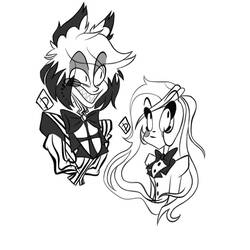 Dibujos para colorear: Hazbin Hotel - Dibujos para Colorear e Imprimir Gratis