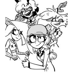 Dibujo para colorear: Hazbin Hotel (Dibujos Animados y Series Animadas) #213584 - Dibujos para Colorear e Imprimir Gratis