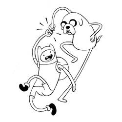Dibujo para colorear: Hora de Aventura (Dibujos Animados y Series Animadas) #206893 - Dibujos para Colorear e Imprimir Gratis