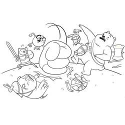 Dibujo para colorear: Hora de Aventura (Dibujos Animados y Series Animadas) #206899 - Dibujos para Colorear e Imprimir Gratis