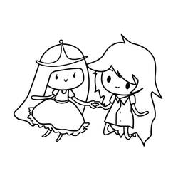 Dibujo para colorear: Hora de Aventura (Dibujos Animados y Series Animadas) #206903 - Dibujos para Colorear e Imprimir Gratis