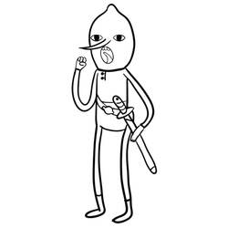 Dibujo para colorear: Hora de Aventura (Dibujos Animados y Series Animadas) #206904 - Dibujos para Colorear e Imprimir Gratis