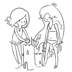 Dibujo para colorear: Hora de Aventura (Dibujos Animados y Series Animadas) #206906 - Dibujos para Colorear e Imprimir Gratis