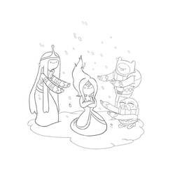 Dibujos para colorear: Hora de Aventura - Dibujos para Colorear e Imprimir Gratis
