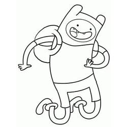 Dibujo para colorear: Hora de Aventura (Dibujos Animados y Series Animadas) #206917 - Dibujos para Colorear e Imprimir Gratis