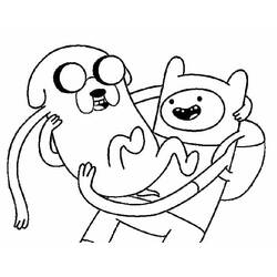 Dibujo para colorear: Hora de Aventura (Dibujos Animados y Series Animadas) #206930 - Dibujos para Colorear e Imprimir Gratis